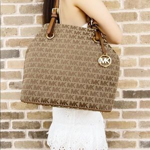 Michael Kors large logo tote purse